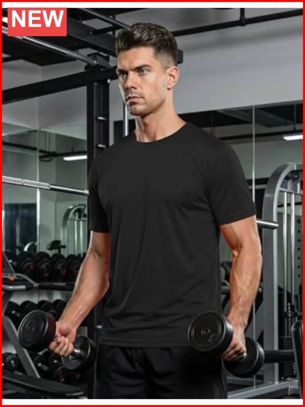 Men's UPF 50+ Sun Protection Rash Guard Shirt, Quick Dry Athletic Swim Tee